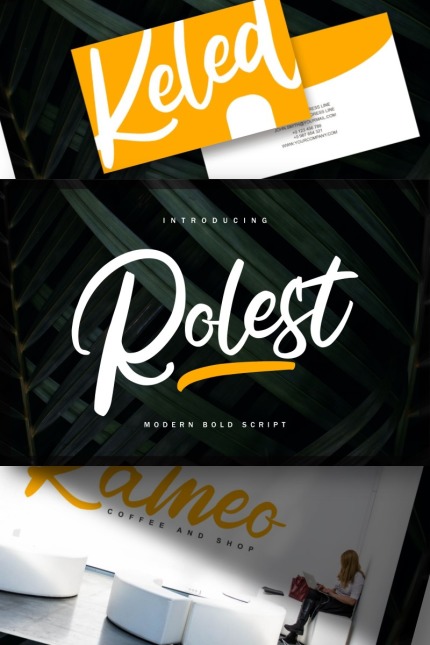 Template #93028 Bold Font Webdesign Template - Logo template Preview