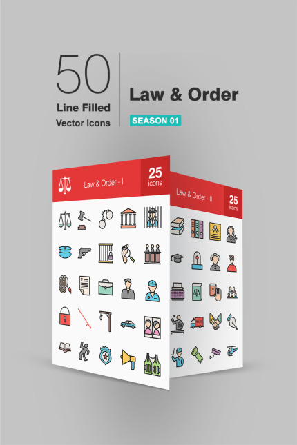 Kit Graphique #93040 Law Icon Divers Modles Web - Logo template Preview