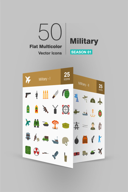 Kit Graphique #93043 Military Icon Divers Modles Web - Logo template Preview