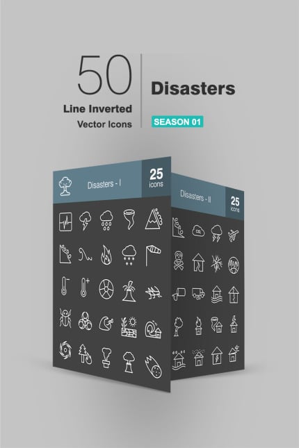 Kit Graphique #93047 Disaster Icon Divers Modles Web - Logo template Preview