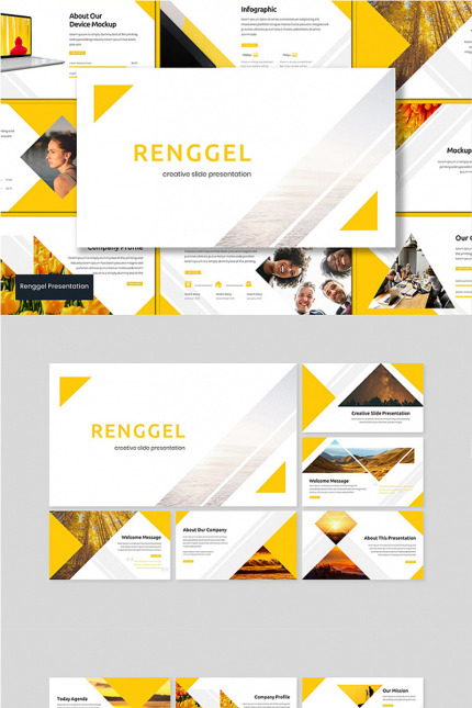 Template #93094 Creative Simple Webdesign Template - Logo template Preview