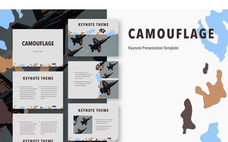 Camouflage - Keynote template Keynote Template