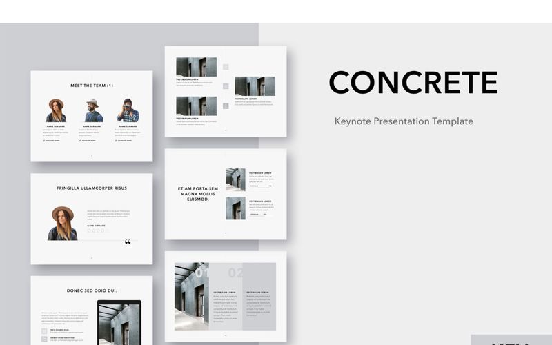 Concrete - Keynote template Keynote Template