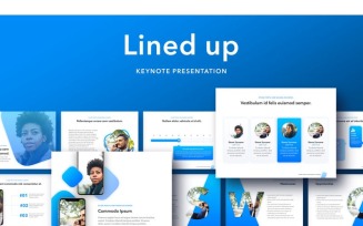 Lined Up - Keynote template