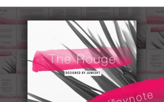 The Rouge - Keynote template