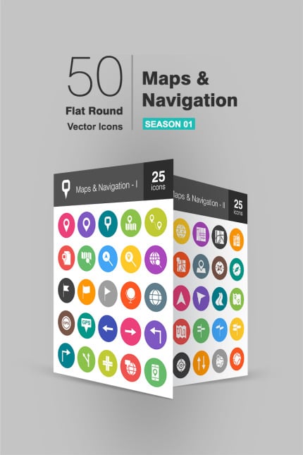 Template #93163 Icon Navigation Webdesign Template - Logo template Preview