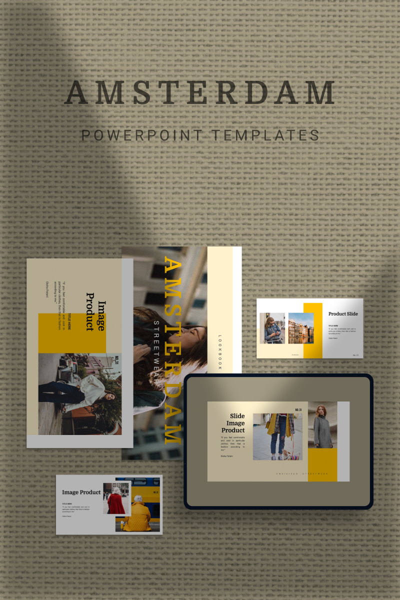 AMSTERDAM Template PowerPoint №93139 - screenshot