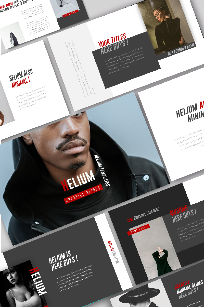 Helium Creative Keynote Template - screenshot