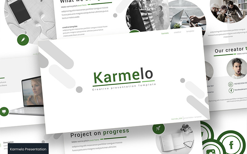 Karmelo PowerPoint template PowerPoint Template