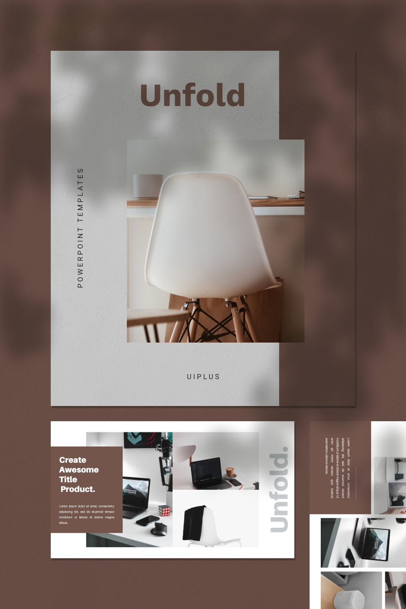 "UNFOLD" PowerPoint Template №93128 - screenshot