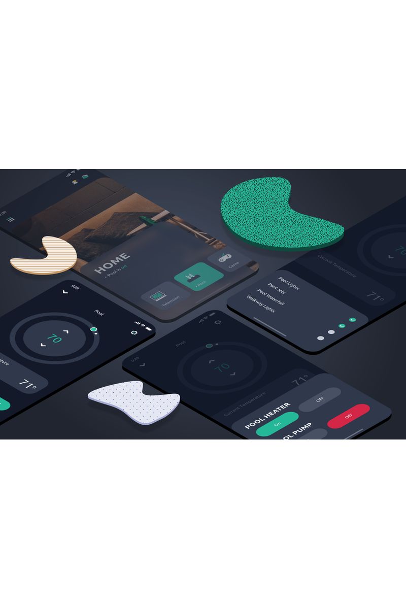 Sketch šablona "Pool Dark" #93259 - screenshot