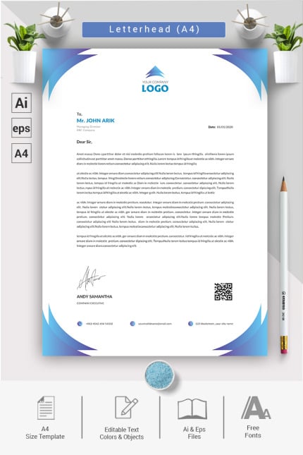 Template #93335 Agency Blue Webdesign Template - Logo template Preview