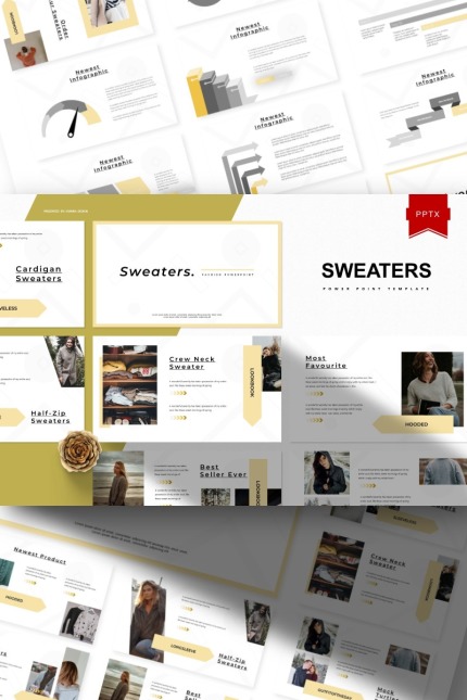 Template #93380 Winter Sweater Webdesign Template - Logo template Preview