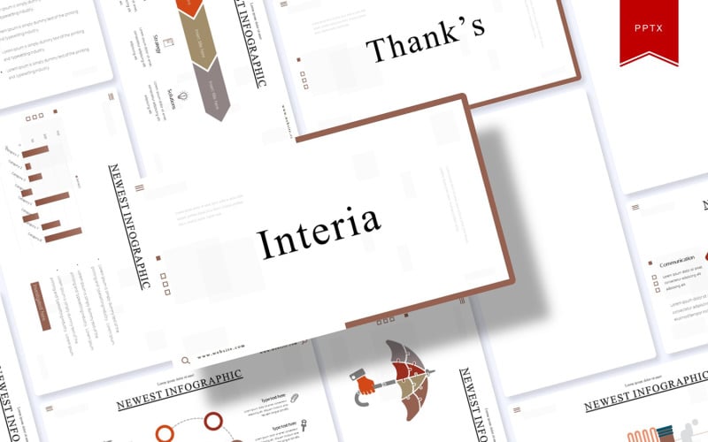 Interia | PowerPoint template PowerPoint Template