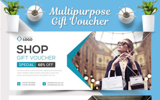 Multipurpose Gift Voucher - Corporate Identity Template