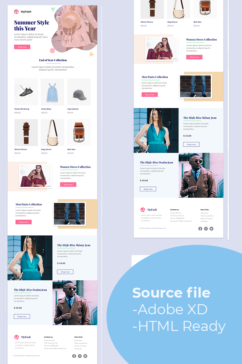 MyFash - Fashion Multipurpose Email Newsletter Template