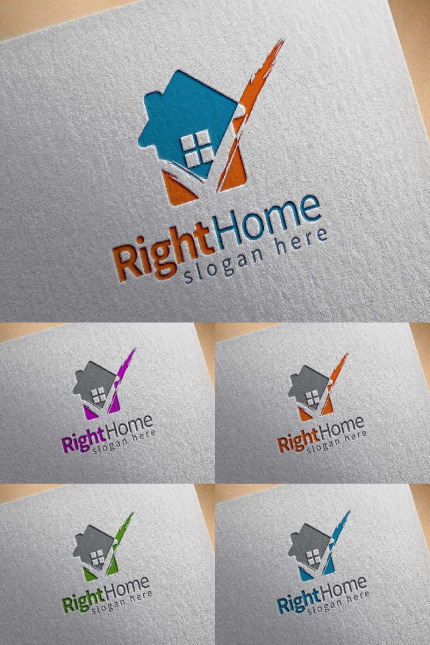 Template #93484 Real Estate Webdesign Template - Logo template Preview