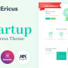 StartEricus - Clean and Minimalistic Startup Landing Page WordPress Theme