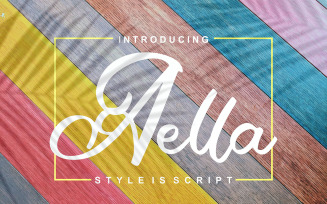 Aella | Style Is Cursive Font