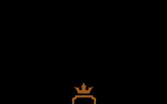 Royal Lion King Heraldic Logo Template