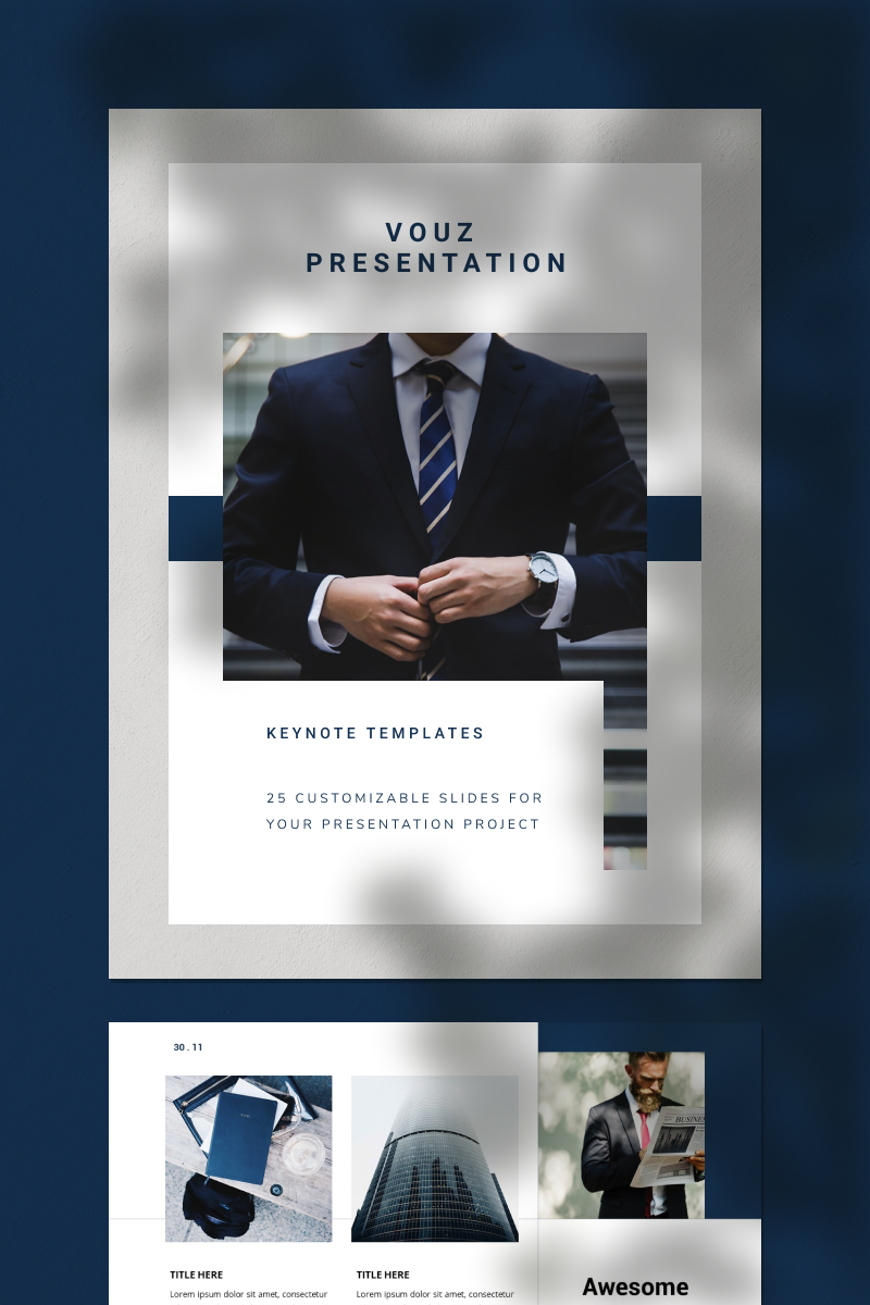 VOUZ Keynote Template - screenshot