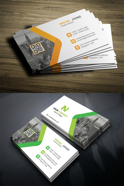 Template #93529 Business Card Webdesign Template - Logo template Preview