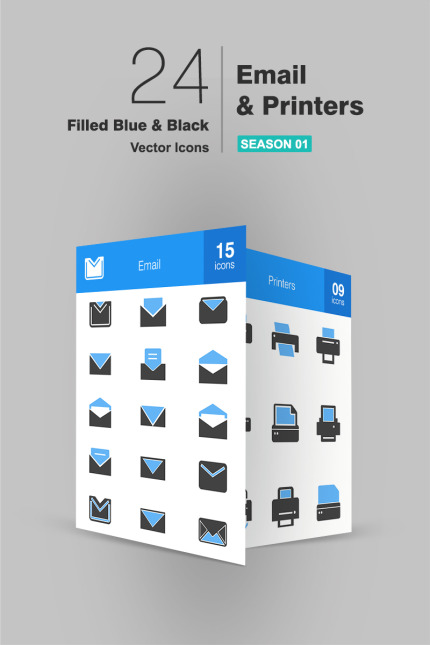 Template #93591 Icon Printer Webdesign Template - Logo template Preview