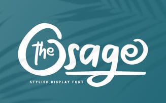 The Osage | Stylish Display Font