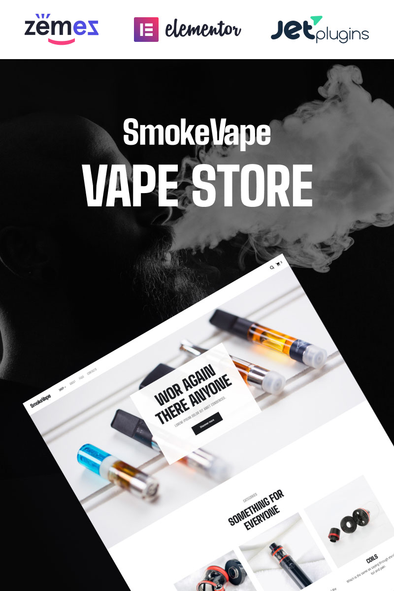SmokeVape WooCommerce Themes 93615