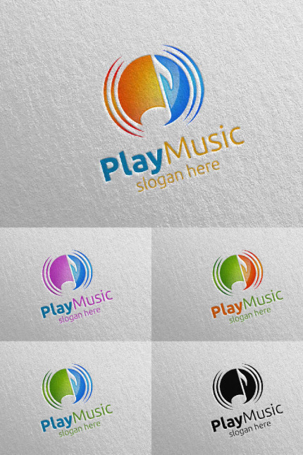 Template #93619 Logo Karaoke Webdesign Template - Logo template Preview