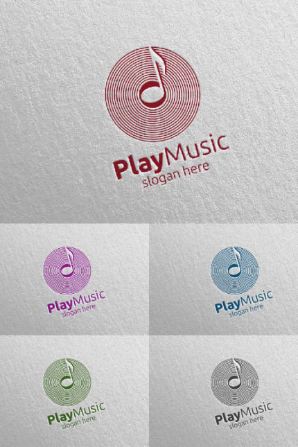 Template #93622 Logo Karaoke Webdesign Template - Logo template Preview
