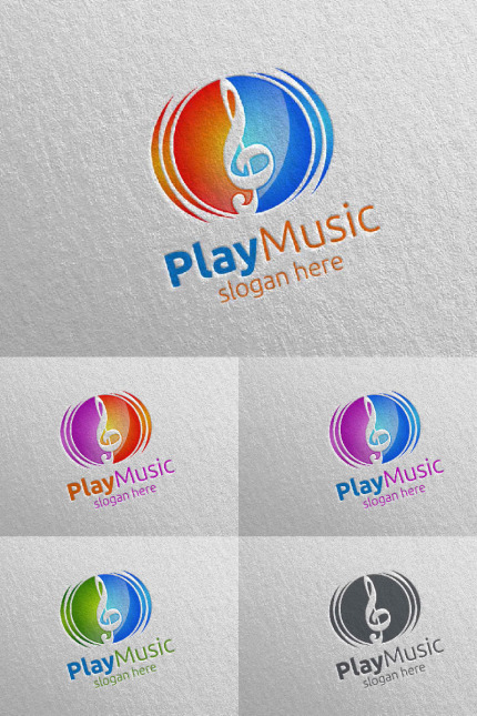 Template #93632 Logo Karaoke Webdesign Template - Logo template Preview