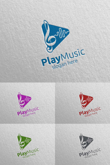 Template #93634 Logo Karaoke Webdesign Template - Logo template Preview