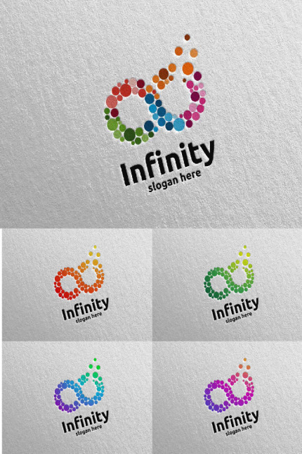 Template #93690 Infinite Multimedia Webdesign Template - Logo template Preview