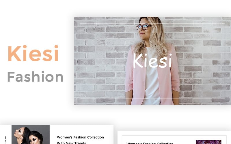 Kiesi - Fashion PowerPoint template PowerPoint Template