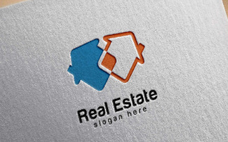 Real Estate 13 Logo Template