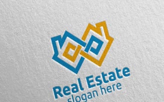 Real Estate Infinity Design 35 Logo Template