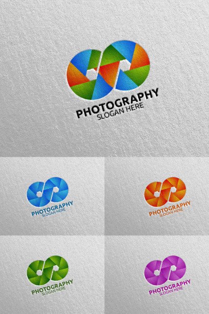 Template #93705 Photo Video Webdesign Template - Logo template Preview