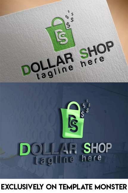 Template #93718 Dollar Logo Webdesign Template - Logo template Preview