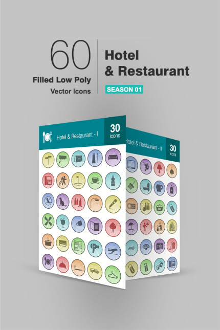 Template #93768 Icon Restaurant Webdesign Template - Logo template Preview