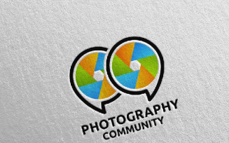 Abstract Camera Photography 35 Logo Template