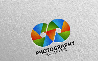 Abstract Camera Photography 37 Logo Template