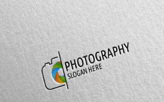 Abstract Camera Photography 5 Logo Template