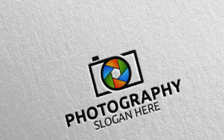 Abstract Camera Photography 7 Logo Template