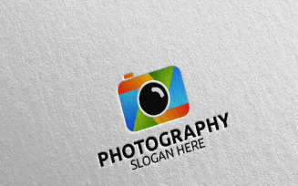 Abstract Camera Photography 9 Logo Template