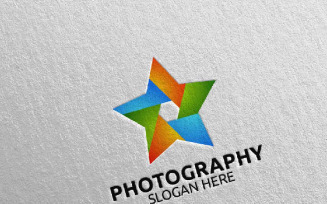 Star Camera Photography 39 Logo Template