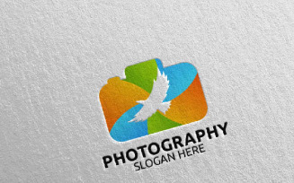 Wildlife Camera Photography 40 Logo Template