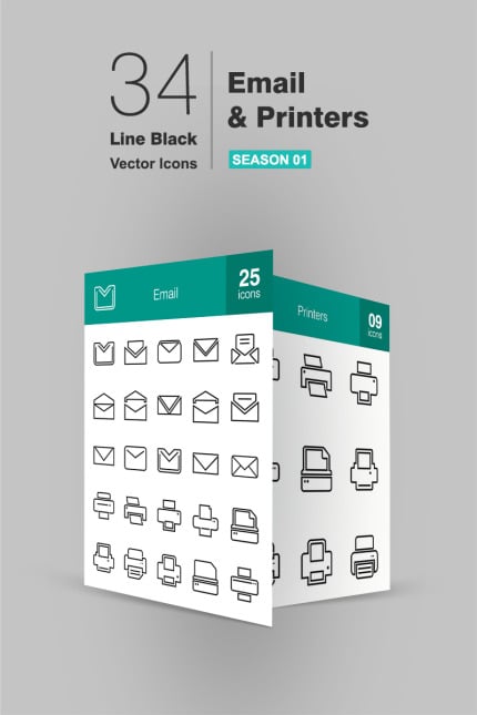 Template #93824 Icon Printer Webdesign Template - Logo template Preview