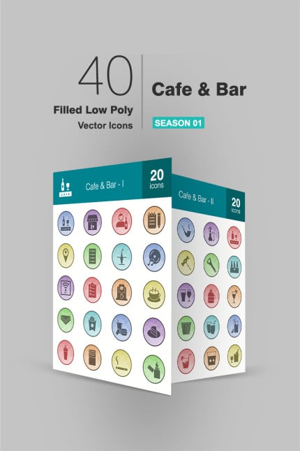 Template #93846 Icon Bar Webdesign Template - Logo template Preview