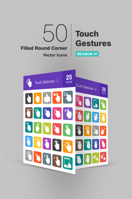 Template #93880 Gestures Icon Webdesign Template - Logo template Preview